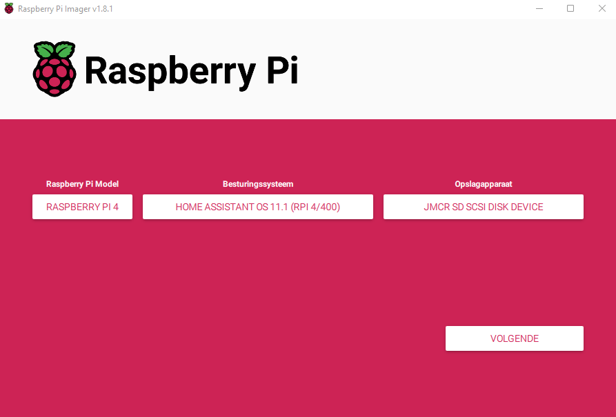 Raspberry Pi Imager gebruiken