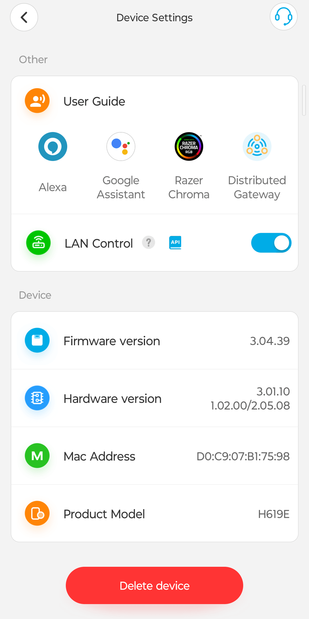 Govee LAN Control